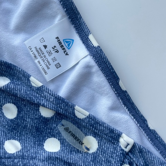 Cute swim/bathing suit set with dots - Picture 2 of 3